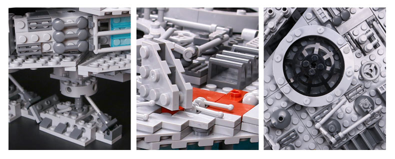 Custom Star Wars UCS Millennium Falcon Compatible Building Bricks