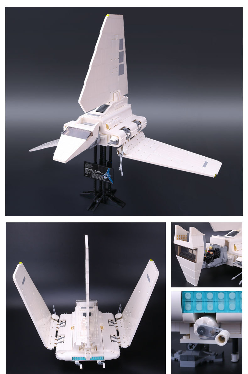 CUSTOM 05034 Building Blocks Toys Star Wars Imperial Shuttle Building Brick Sets