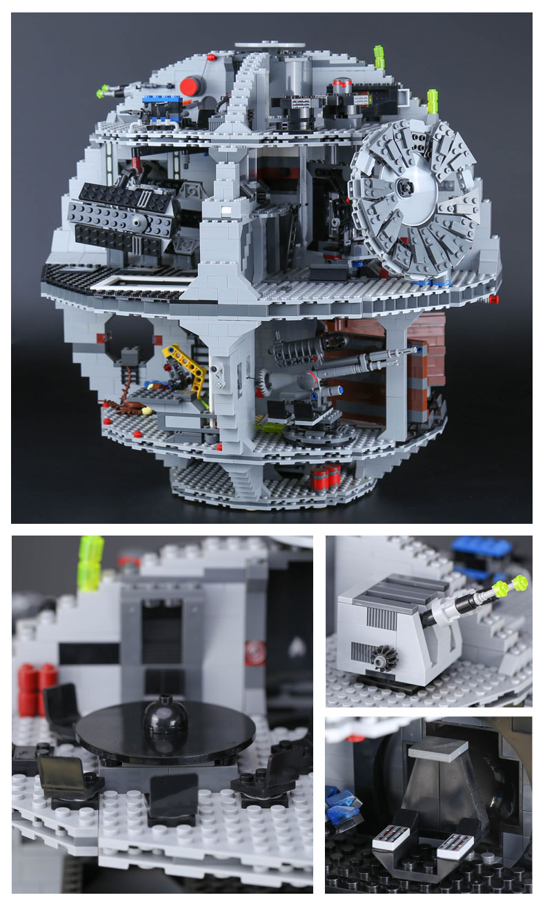 CUSTOM 05035 빌딩 블록 완구 UCS 다스 스타 빌딩 브릭 세트
