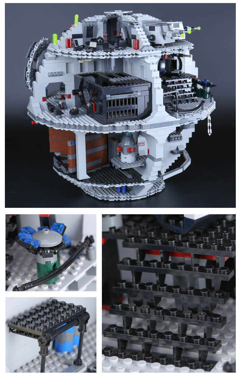 CUSTOM 05035 빌딩 블록 완구 UCS 다스 스타 빌딩 브릭 세트
