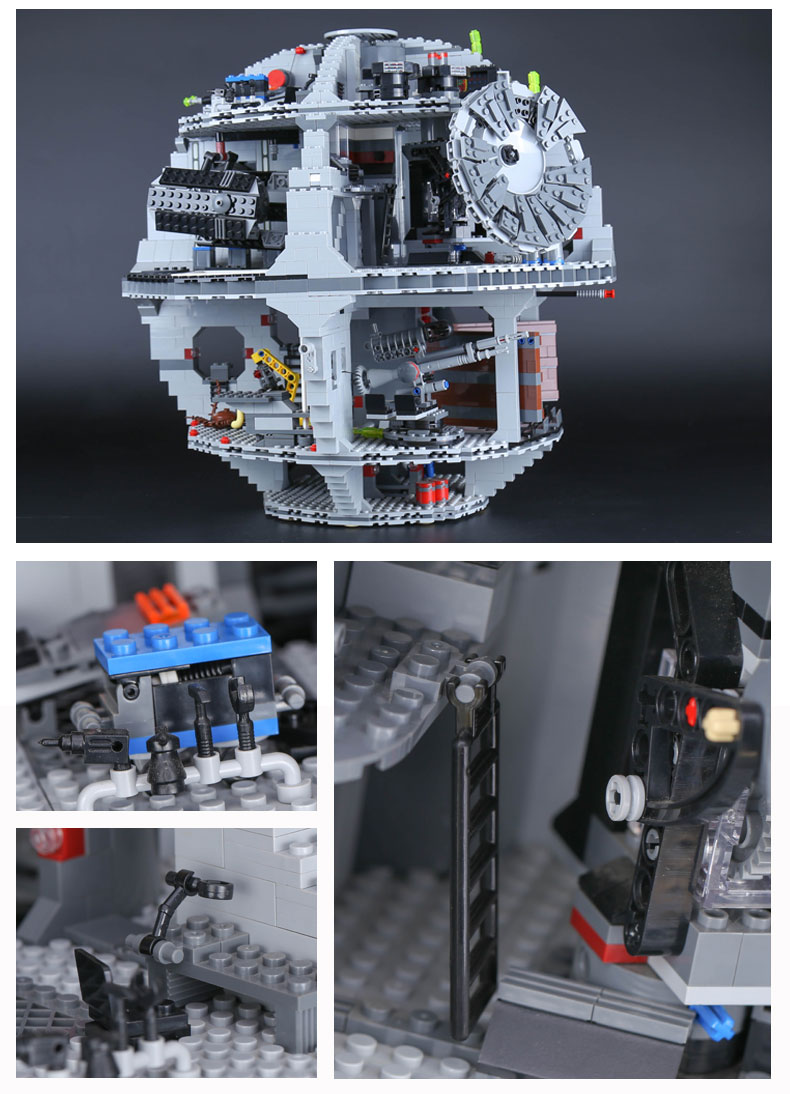 CUSTOM 05035 빌딩 블록 완구 UCS 다스 스타 빌딩 브릭 세트