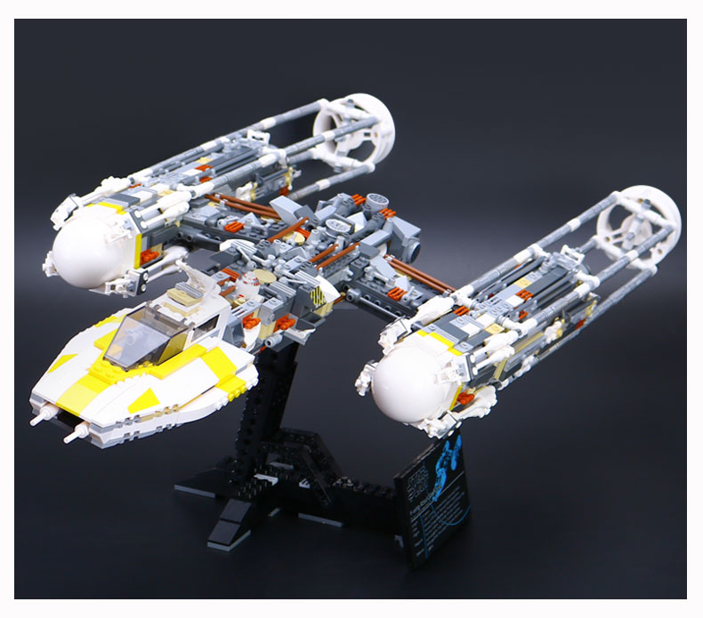 CUSTOM 05040 Building Blocks Star Wars Y-wing Attack Starfighter Building Brick Sets