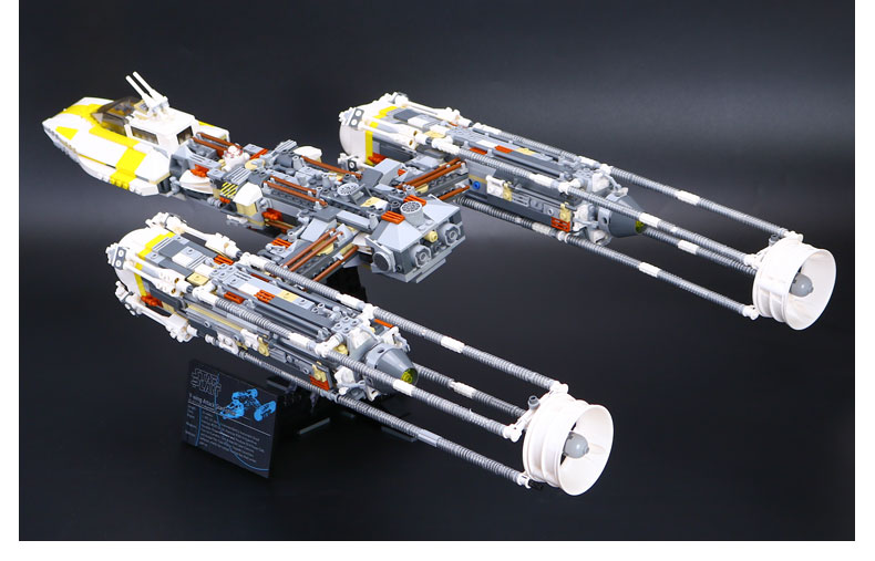 CUSTOM 05040 Building Blocks Star Wars Y-wing Attack Starfighter Building Brick Sets