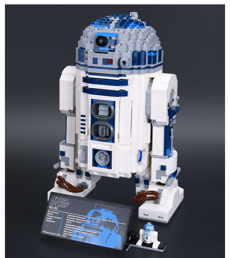 CUSTOM 05043 빌딩 블록 장난감 스타워즈 R2-D2 빌딩 브릭 세트