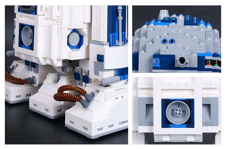 CUSTOM 05043 Building Blocks Toys Star Wars R2-D2 Building Brick Sets