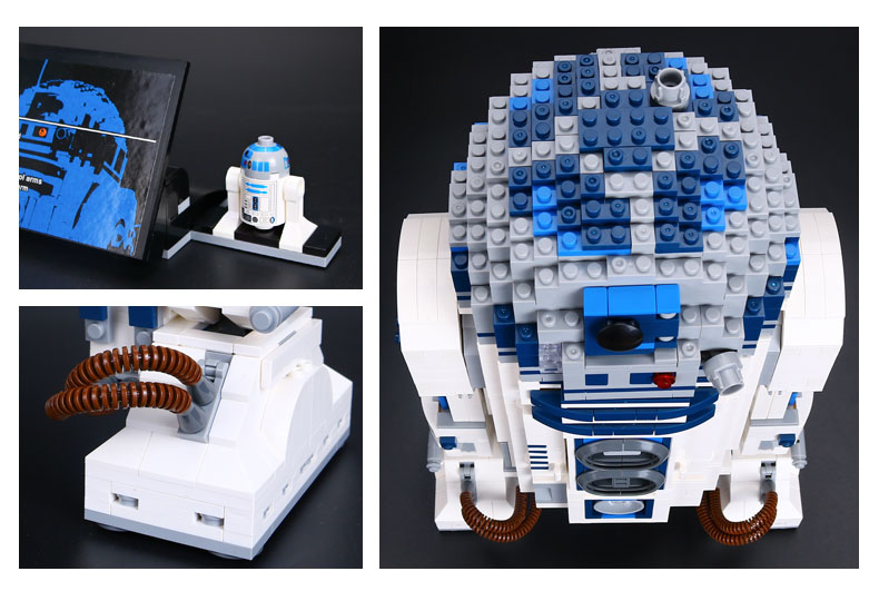 CUSTOM 05043 Building Blocks Toys Star Wars R2-D2 Building Brick Sets