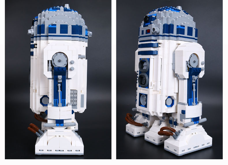 CUSTOM 05043 빌딩 블록 장난감 스타워즈 R2-D2 빌딩 브릭 세트