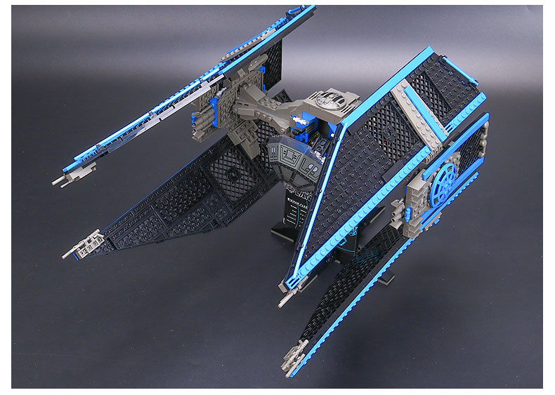 CUSTOM 05044 Building Blocks TIE Interceptor Building Brick Sets