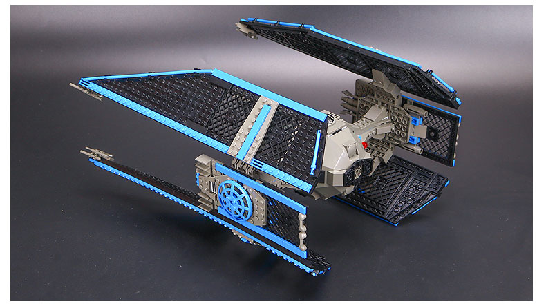 CUSTOM 05044 Building Blocks TIE Interceptor Building Brick Sets