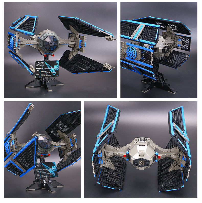 CUSTOM 05044 Building Blocks TIE Interceptor Building Brick Sets