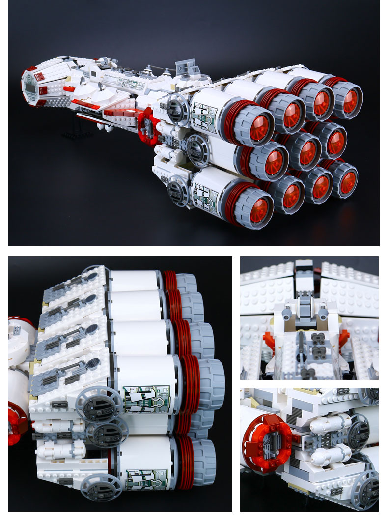 CUSTOM 05046 Building Blocks Rebel Blockade Runner Building Brick Sets