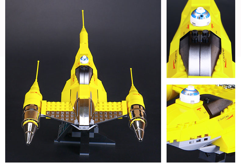 CUSTOM 05060 빌딩 블록 스타워즈 스페셜 에디션 Naboo Starfighter 빌딩 브릭 세트