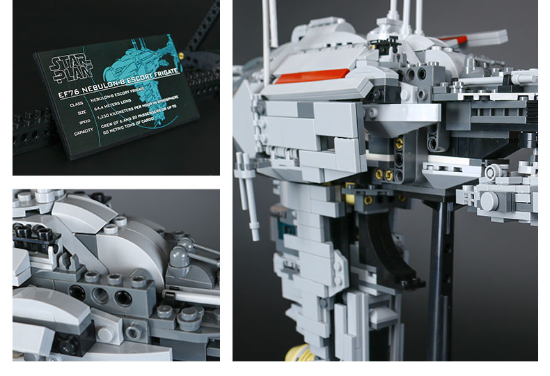 CUSTOM 05083 Nebulon-B Medizinische Fregatte kompatible Bausteine Set 1736 Stück