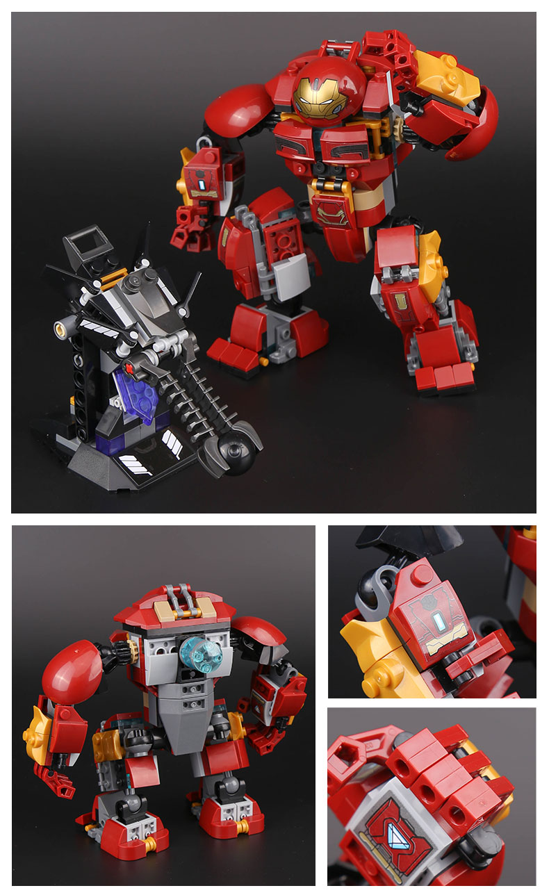 CUSTOM 07102 The Hulkbuster Smash-Up Building Bricks Set