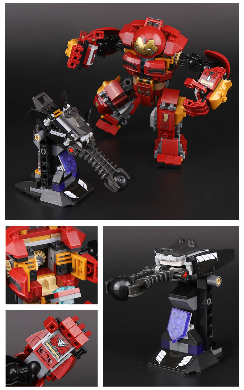 CUSTOM 07102 The Hulkbuster Smash-Up Building Bricks Set