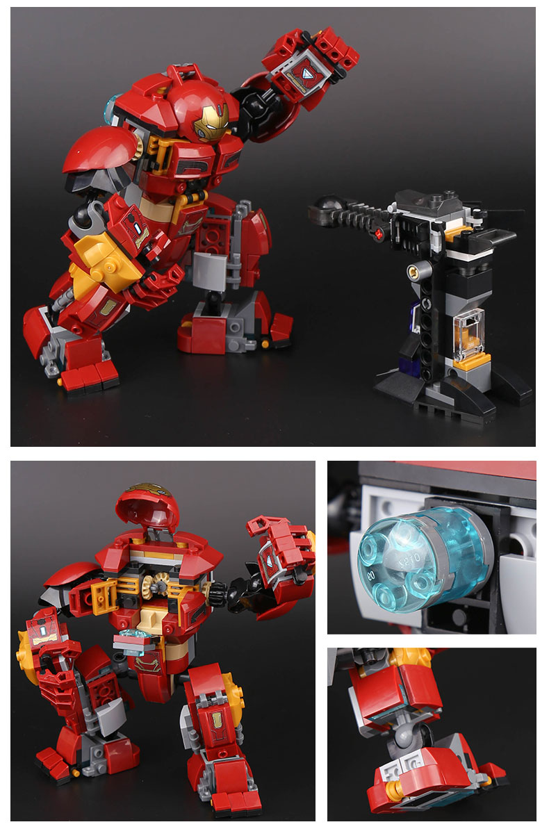 CUSTOM 07102 The Hulkbuster Smash-Up Building Bricks Set