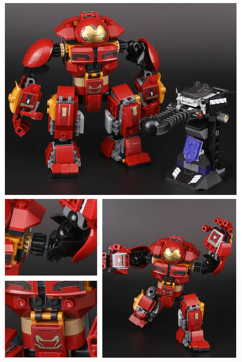 CUSTOM 07102 The Hulkbuster Smash-Up Building Bricks Set