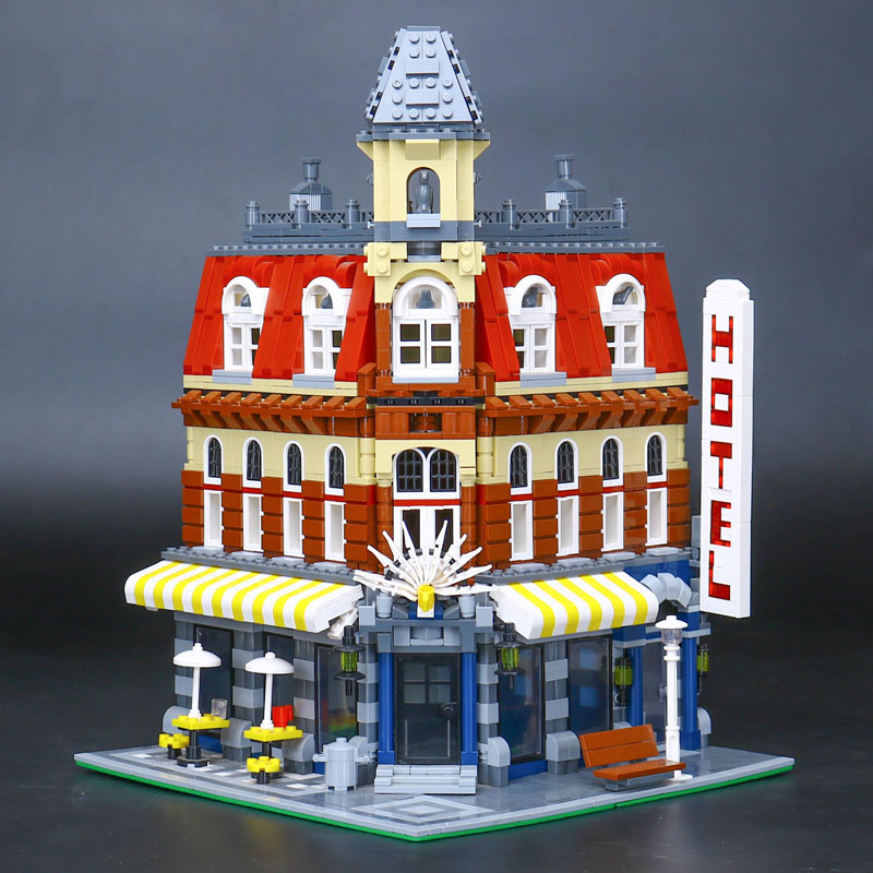 CUSTOM 15002 Building Blocks Cafe Corner Building Brick Sets