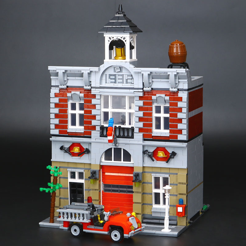 Street Creator 15004 The Fire Brigade Bausteine Model Kids Building Blocks.Sets