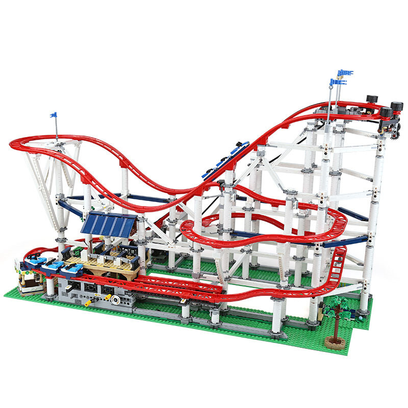 CUSTOM 15039 Creator Expert Roller Coaster Building Bricks Set