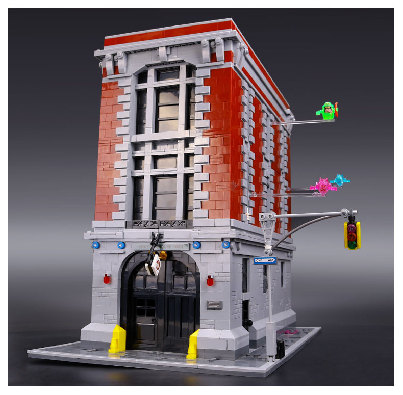 CUSTOM 16001 Building Blocks Toys Ghostbusters Firehouse Headquarters Building Brick Sets