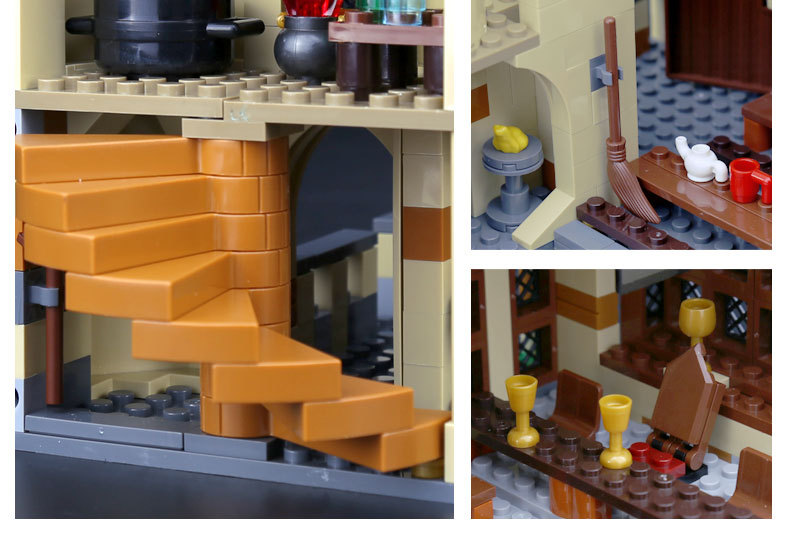 CUSTOM 16052 Hogwarts Great Hall Building Bricks Set