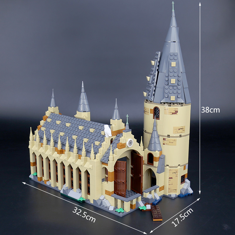 CUSTOM 16052 Hogwarts Great Hall Building Bricks Set