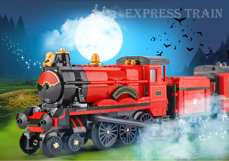 CUSTOM 16055 Harry Potter Hogwarts Express Building Bricks Set