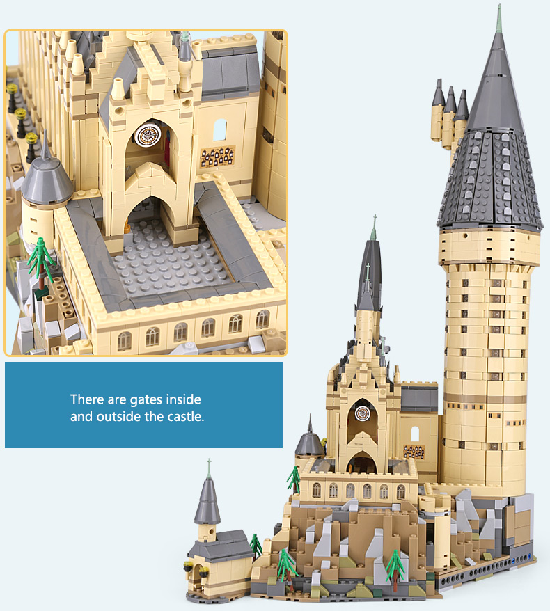 BENUTZERDEFINIERT 16060 Hogwarts Castle Building Bricks Set