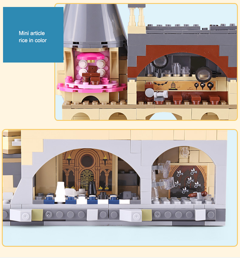 CUSTOM 16060 Hogwarts Castle Building Bricks Set