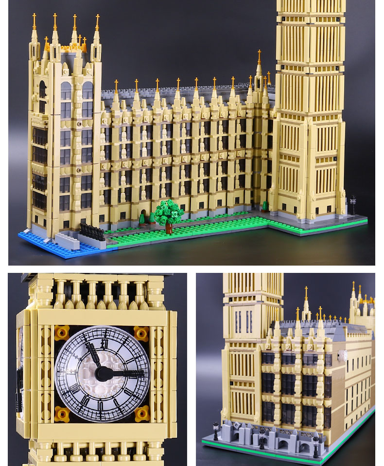 CUSTOM 17005 Building Blocks Buildings Big Ben Building Brick Sets