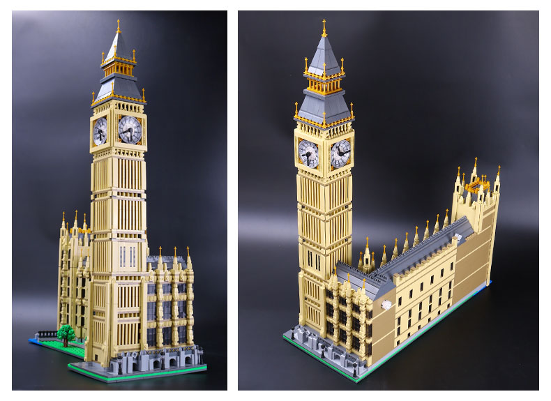 CUSTOM 17005 Building Blocks Buildings Big Ben Building Brick Sets