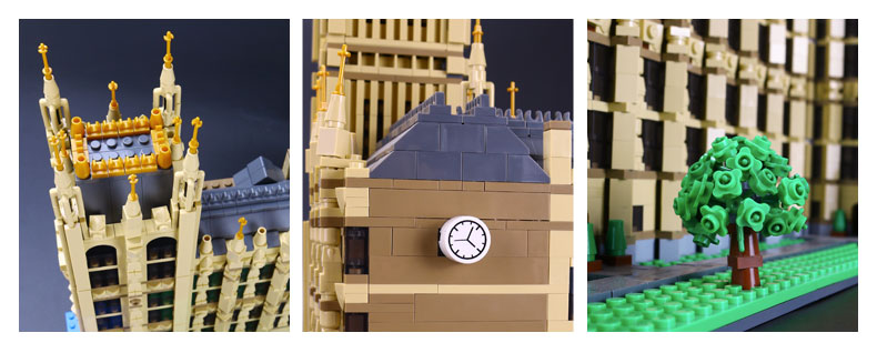 CUSTOM 17005 Building Blocks Buildings Big Ben Building Brick Sets