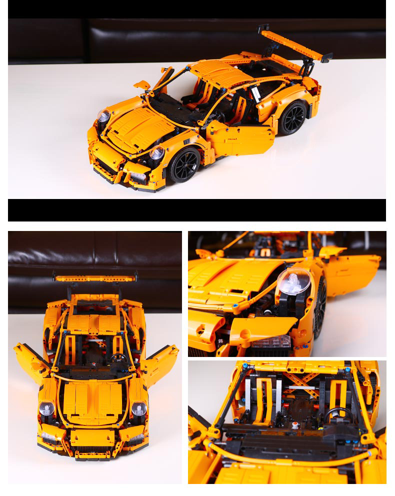 CUSTOM 20001 Building Blocks Toys Technic Porsche 911 GT3 RS Building Brick Sets