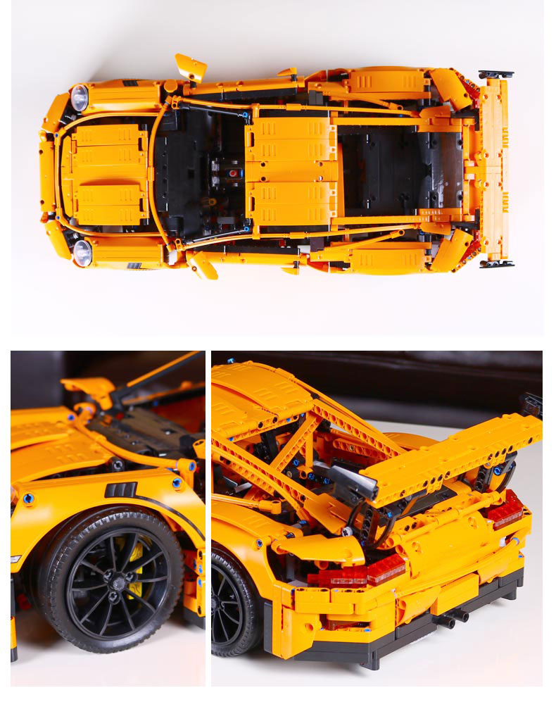 CUSTOM 20001 Building Blocks Toys Technic Porsche 911 GT3 RS Building Brick Sets