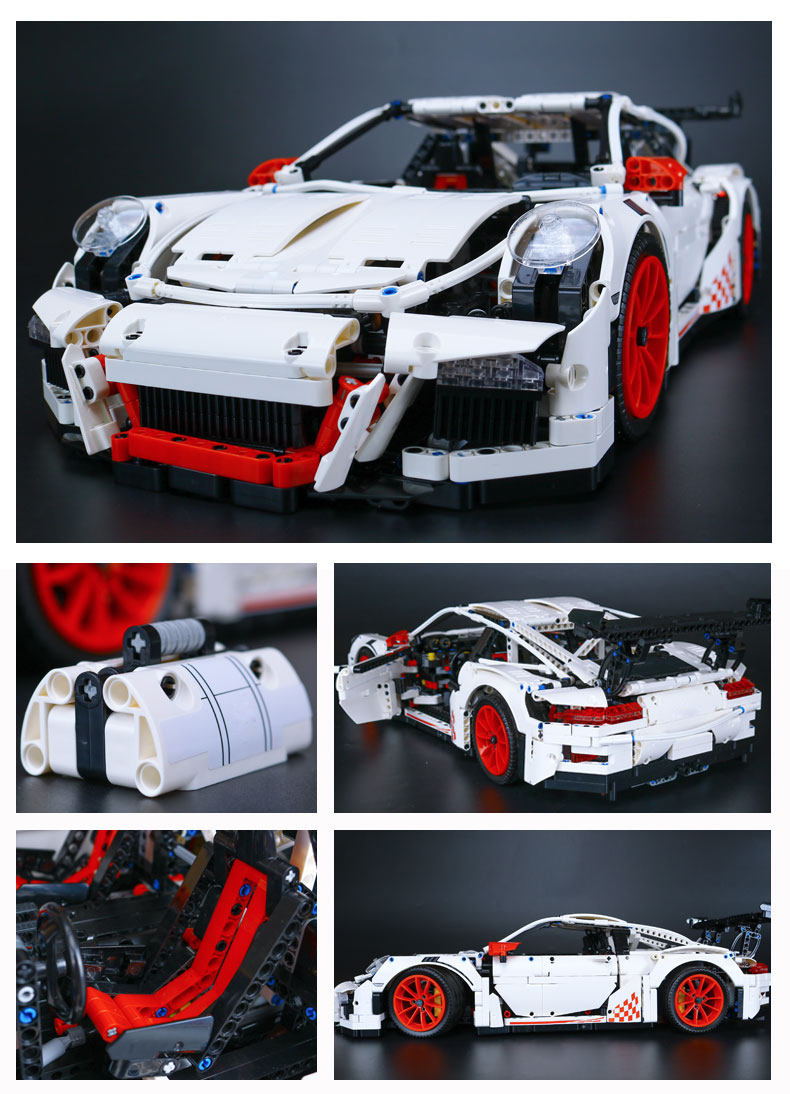 CUSTOM 20001B Building Blocks Toys Technic Porsche 911 GT3 RS Building Brick Sets