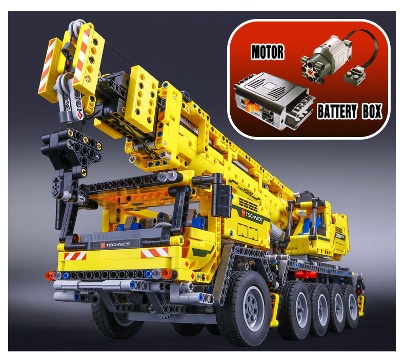 CUSTOM 20004 Building Blocks Technic Mobile Crane MK II Building Brick Sets