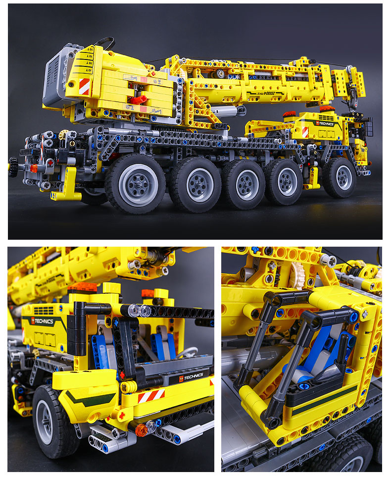 CUSTOM 20004 Building Blocks Technic Mobile Crane MK II Building Brick Sets