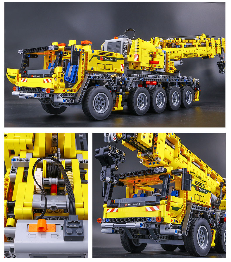 CUSTOM 20004 Building Blocks Technic Mobile Crane MK II Building Brick Sets