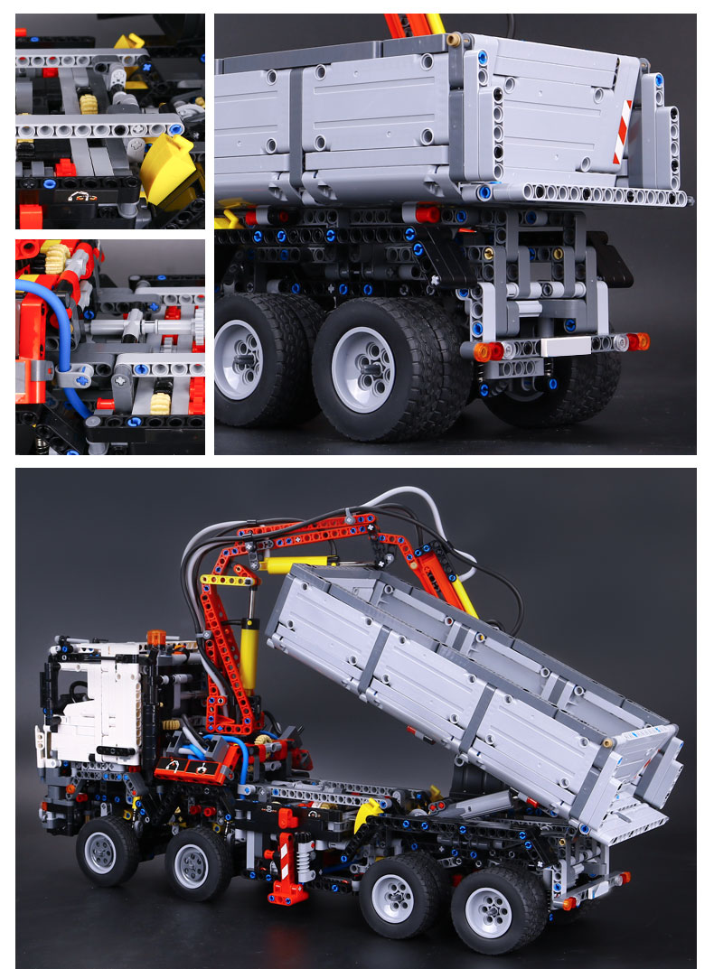 CUSTOM 20005 Building Blocks Technic Mercedes Benz Arocs Building Brick Sets