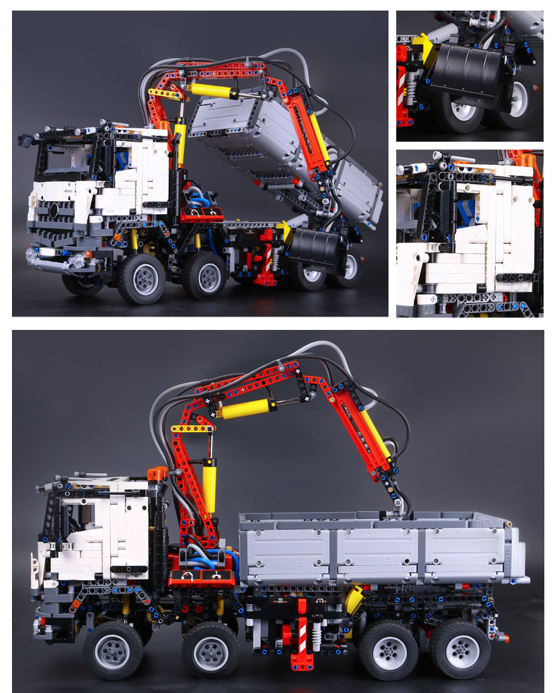 CUSTOM 20005 Building Blocks Technic Mercedes Benz Arocs Building Brick Sets
