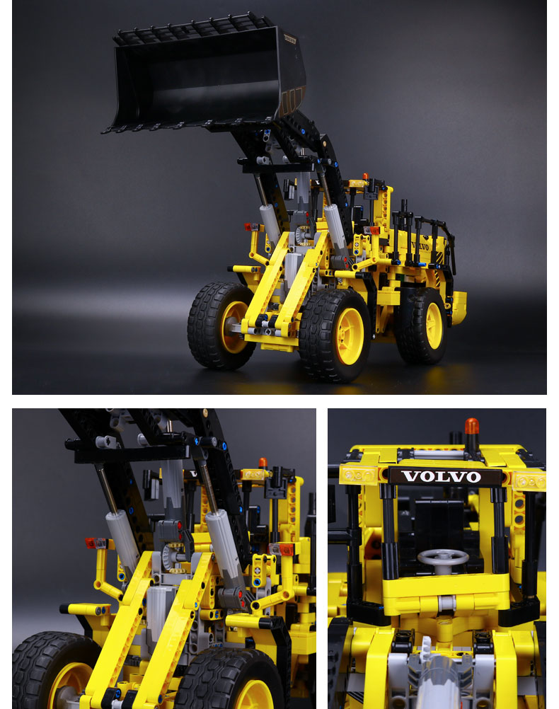 CUSTOM 20006 Building Blocks Technic Volvo L350F Wheel Loader Building Brick Sets