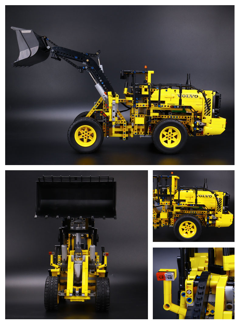 CUSTOM 20006 Building Blocks Technic Volvo L350F Wheel Loader Building Brick Sets