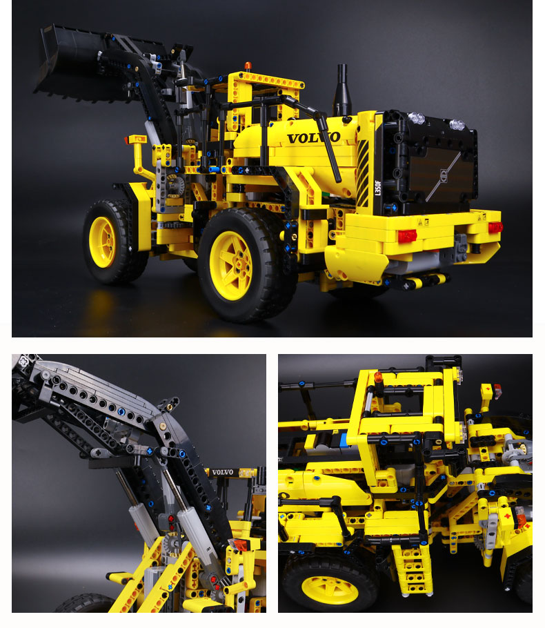 CUSTOM 20006 Building Blocks Technic Volvo L350F Wheel Loader Building Brick Sets