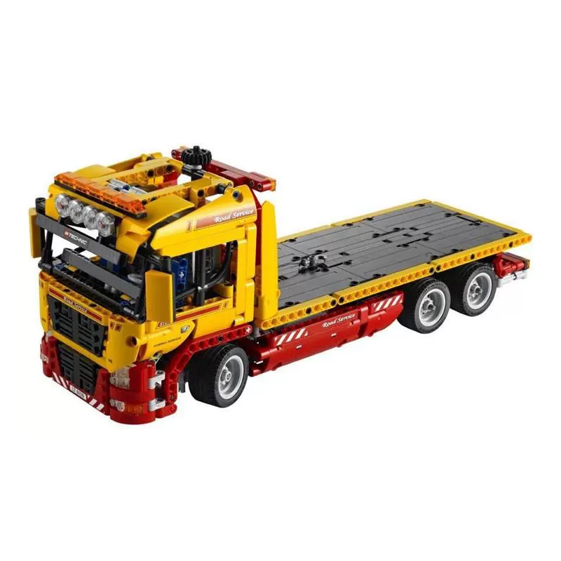 CUSTOM 20021 Building Blocks Toys Technic Flatbed Truck Building Brick Sets