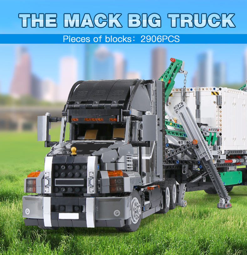 CUSTOM 20076 Technic Mack Anthem Building Bricks Set