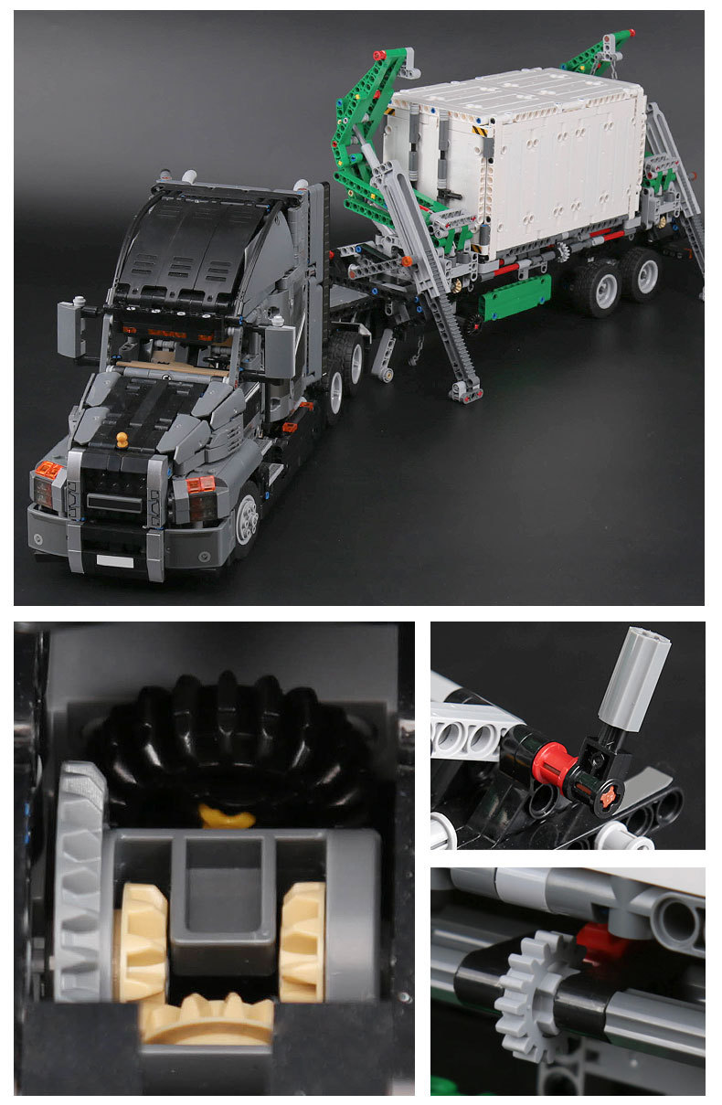 CUSTOM 20076 Technic Mack Anthem Building Bricks Set