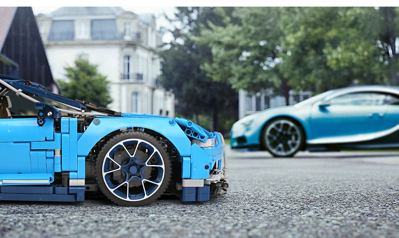 CUSTOM 20086 Technic Bugatti Chiron Bauspielzeug Kompatible Bausteine