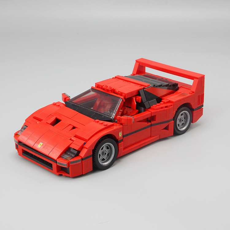 CUSTOM 21004 빌딩 블록 페라리 F40 빌딩 브릭 세트