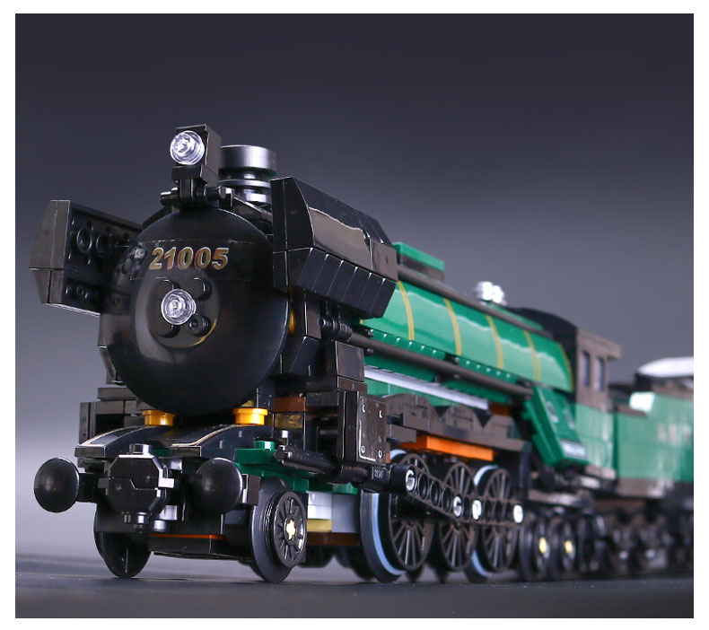 Custom Emerald Night Train Compatible Building Bricks Toy Set 1085 Pieces BuildingToyStore